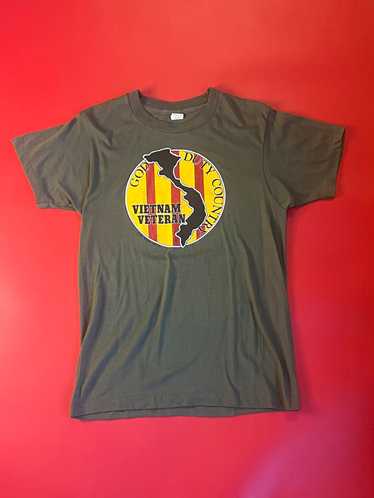 80’s Green Vietnam Veteran Shirt Shirt