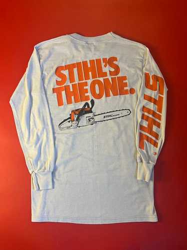 80’s Stihl Chainsaw Long Sleeve Tee - image 1