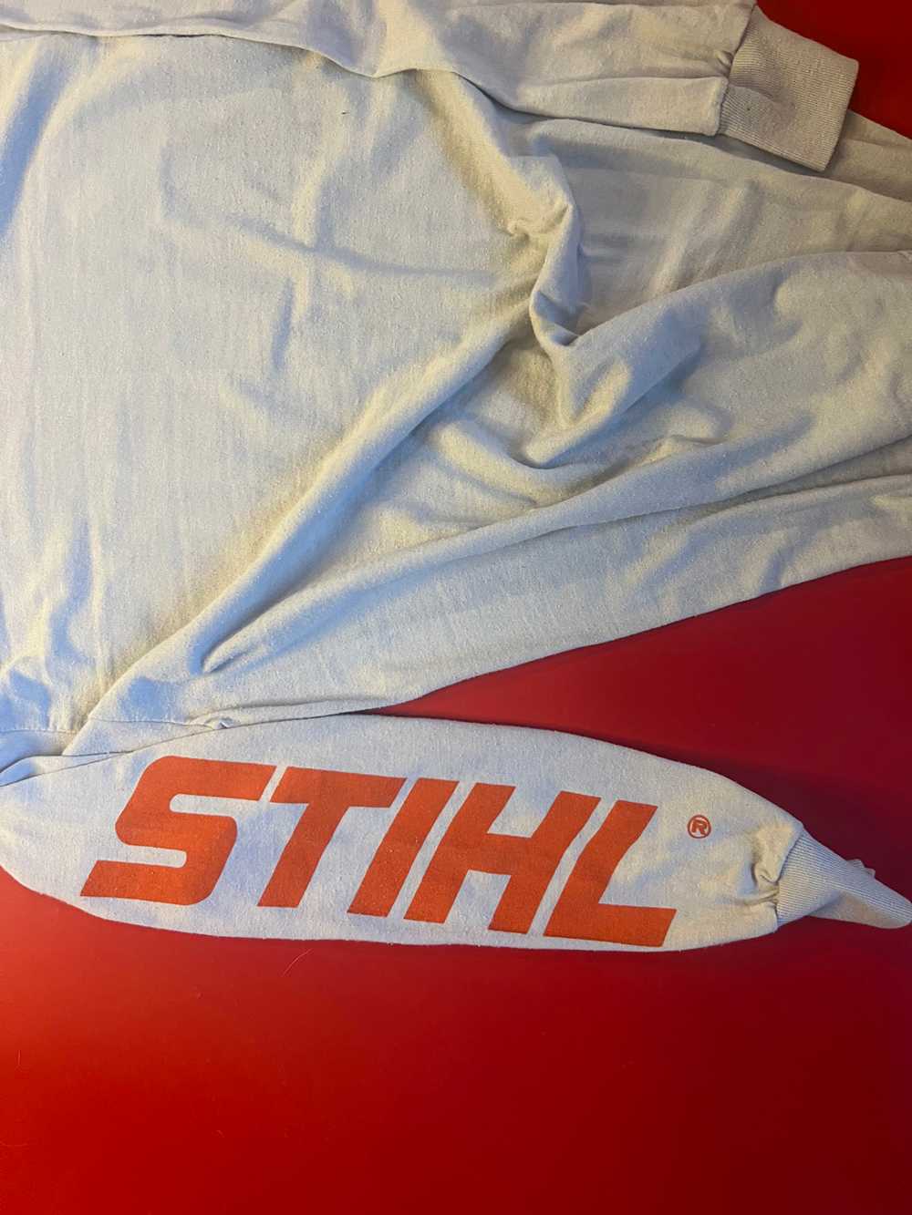 80’s Stihl Chainsaw Long Sleeve Tee - image 3