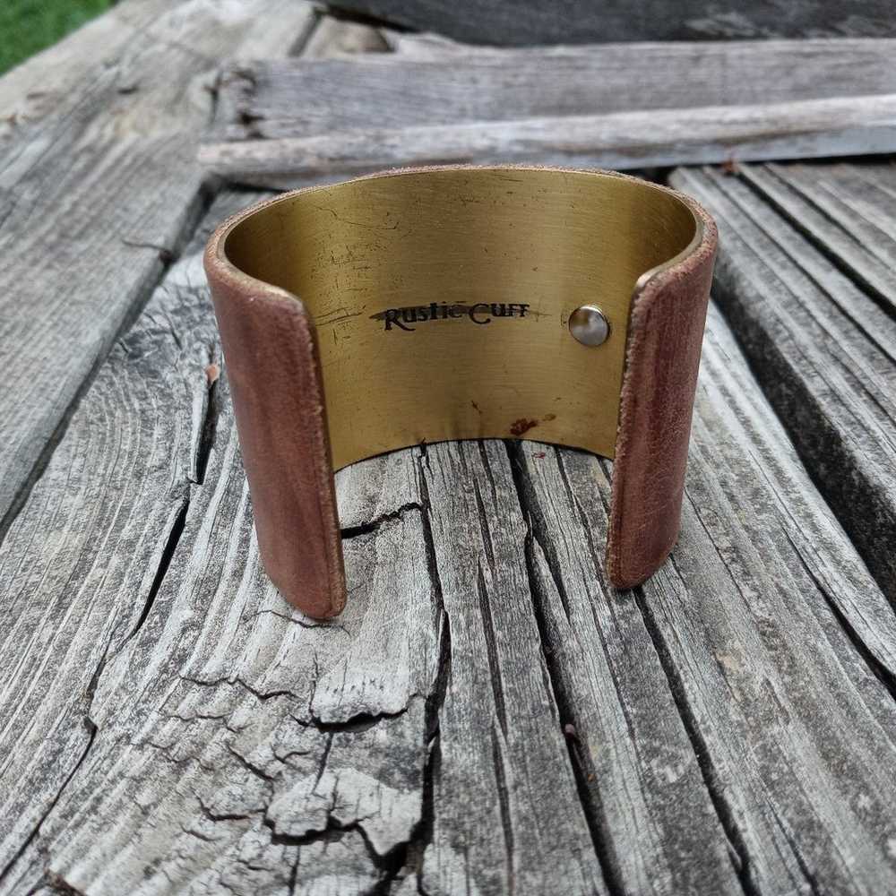 Vintage PRE TM Rustic Cuff Bracelet Hand Stamped … - image 3