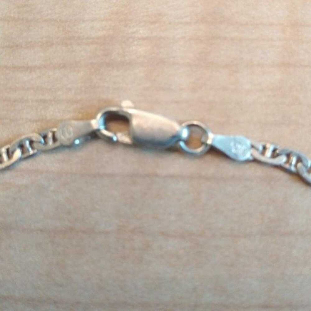 Italy 925 sterling Silver Mariners Link Bracelet - image 4