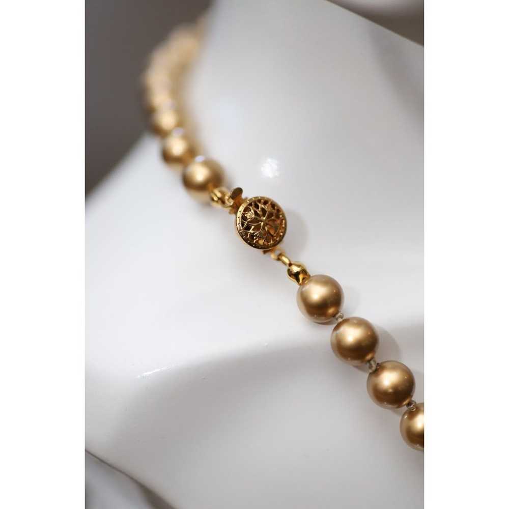 1950s Champagne Glass Pearl Necklace with Box Cla… - image 3