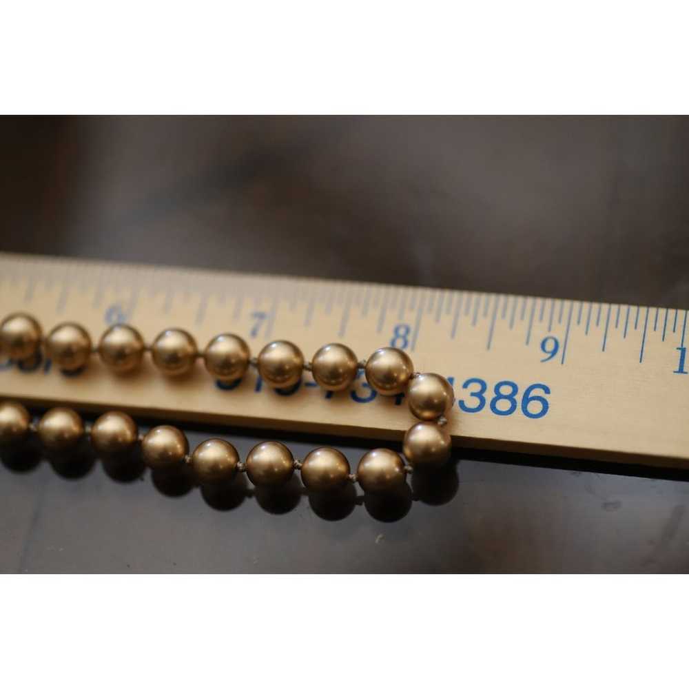 1950s Champagne Glass Pearl Necklace with Box Cla… - image 5