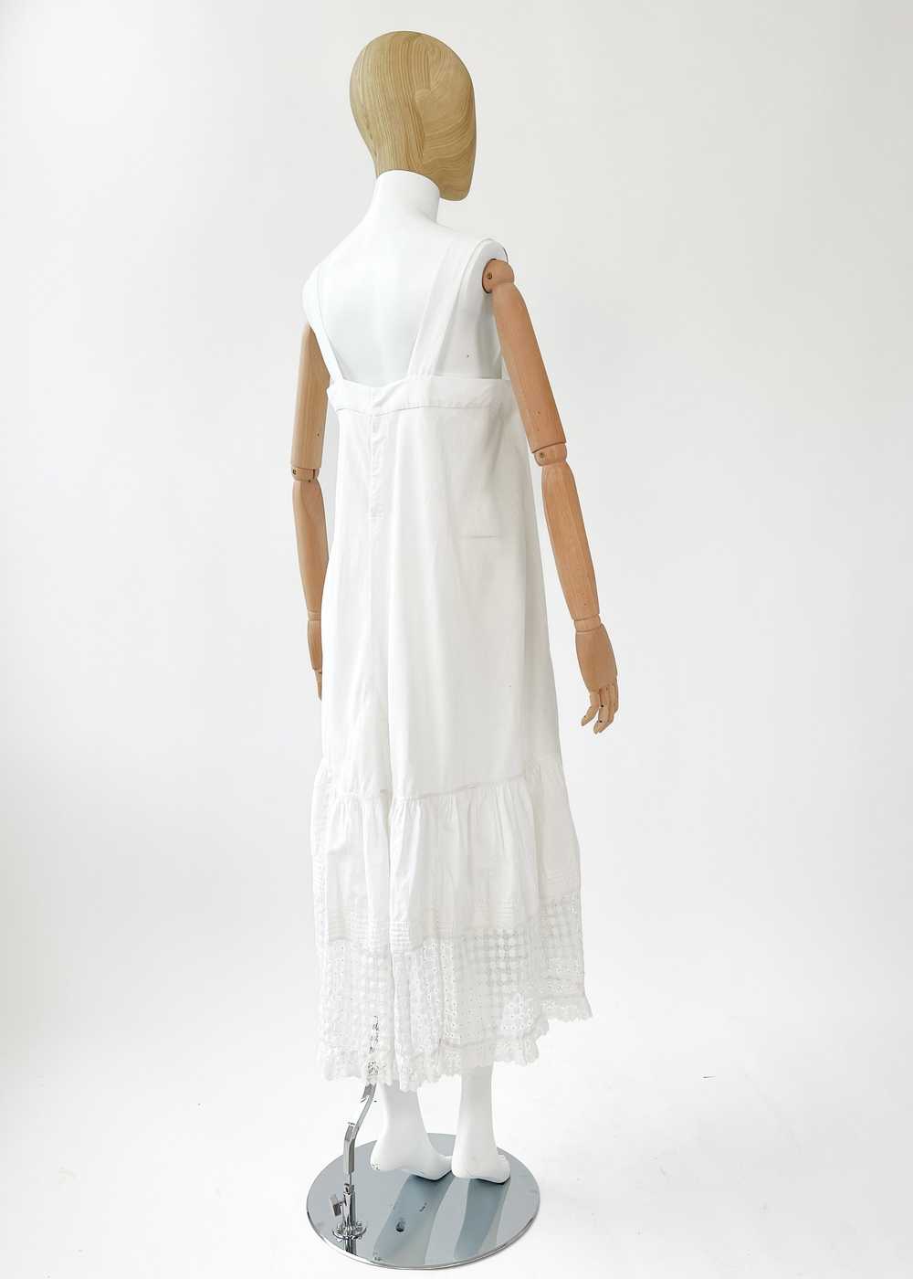 Vintage REworked Antique Cotton Lace Dress - image 10