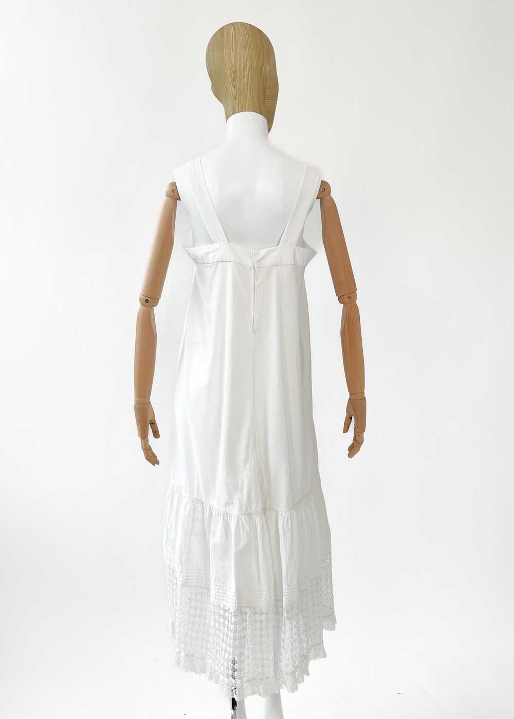 Vintage REworked Antique Cotton Lace Dress - image 11