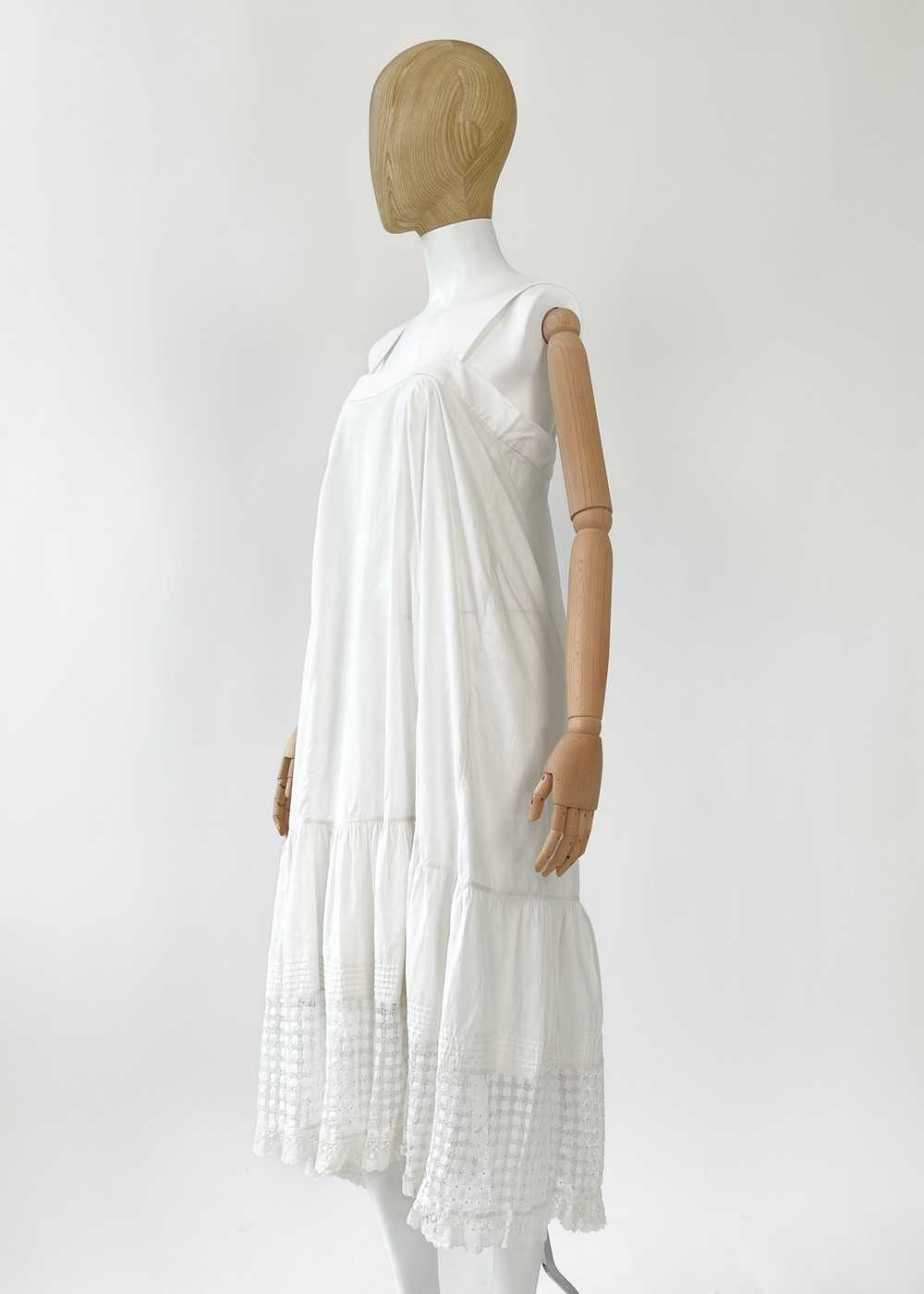 Vintage REworked Antique Cotton Lace Dress - image 7