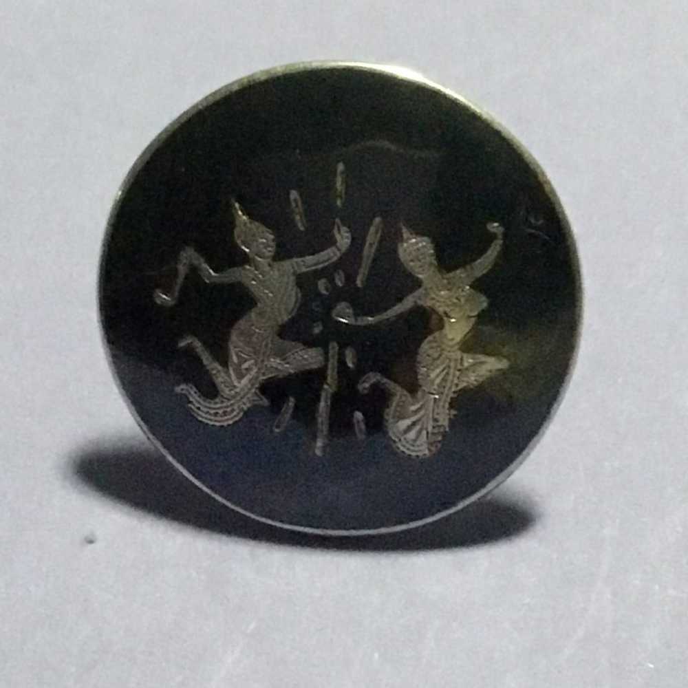 Siam sterling silver dancers adjustable ring - image 1