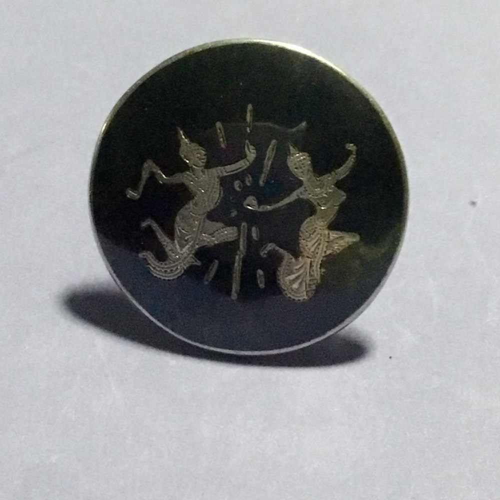 Siam sterling silver dancers adjustable ring - image 3