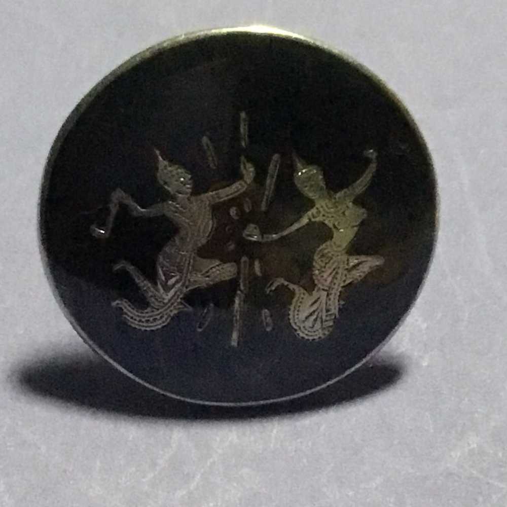 Siam sterling silver dancers adjustable ring - image 5