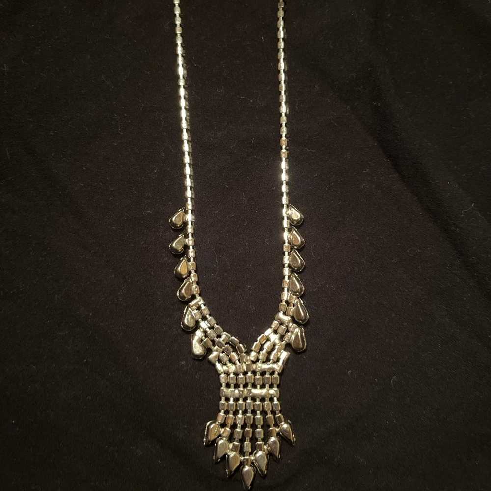 vintage Austrian crystal necklace - image 3