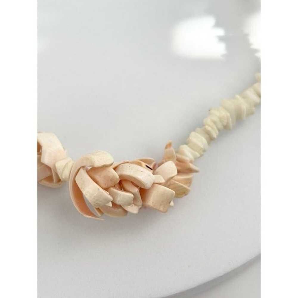 Mermaid Seashell white & Peach Conch Seashell Vin… - image 3