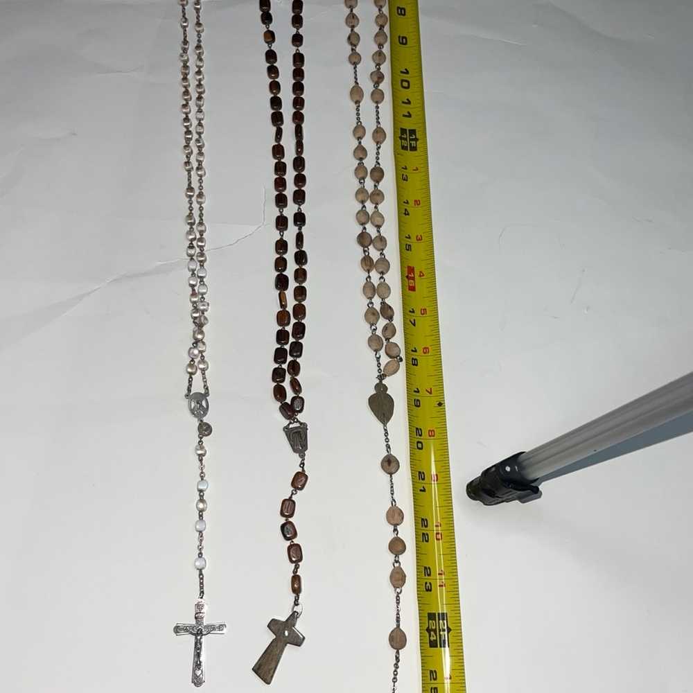 vintage rosary gothic lot - image 4