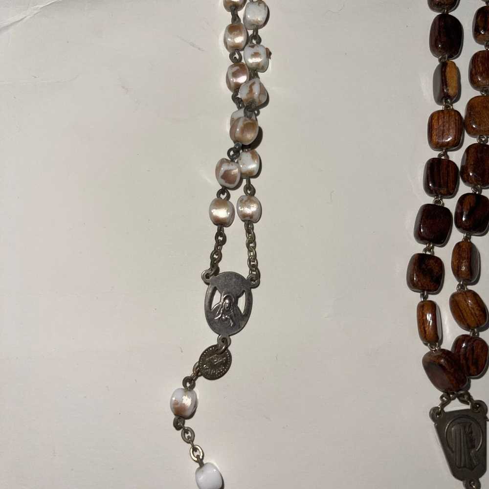 vintage rosary gothic lot - image 6