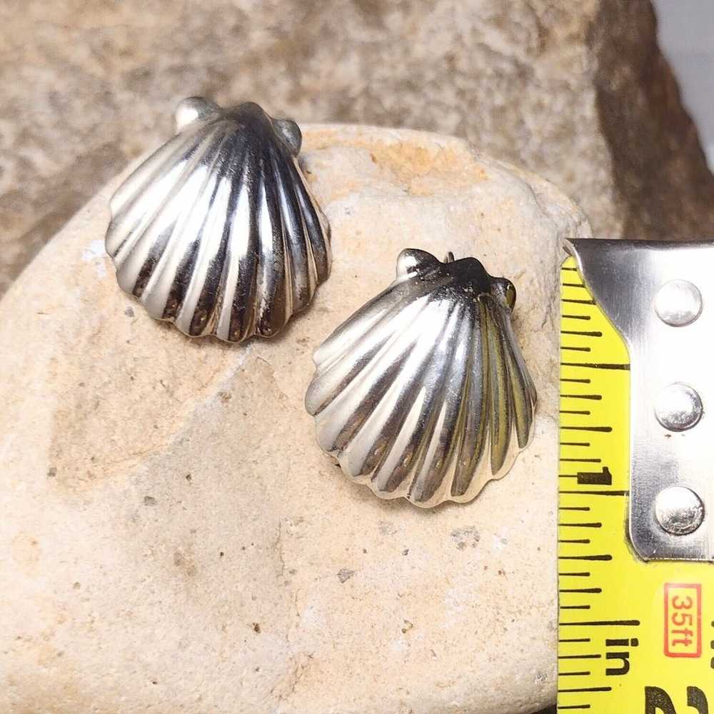 Sterling Silver MEXICO Scallop Clam Sea Shell Dan… - image 4