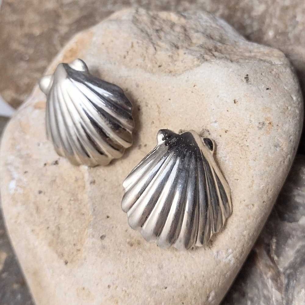 Sterling Silver MEXICO Scallop Clam Sea Shell Dan… - image 7