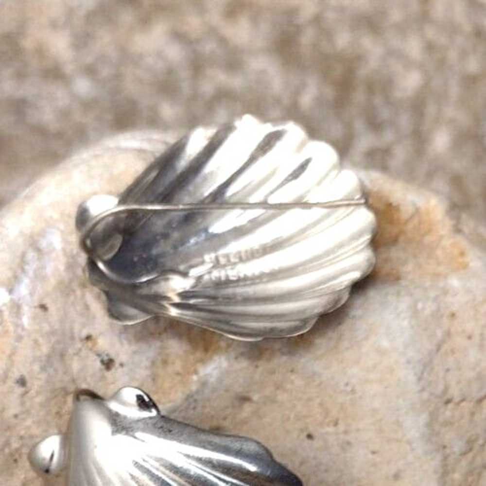 Sterling Silver MEXICO Scallop Clam Sea Shell Dan… - image 8