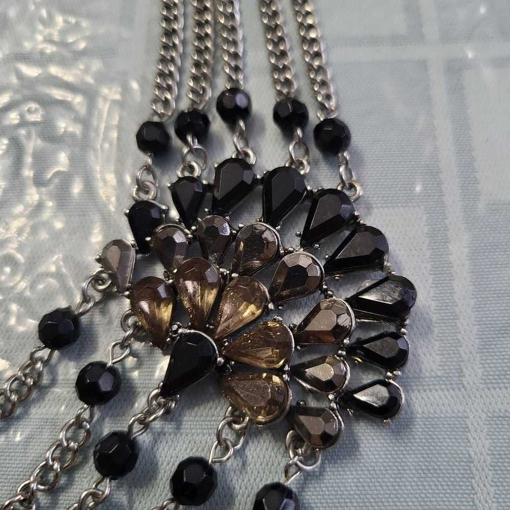 Beautiful Vintage Multistrand Robert Rose Necklace - image 2