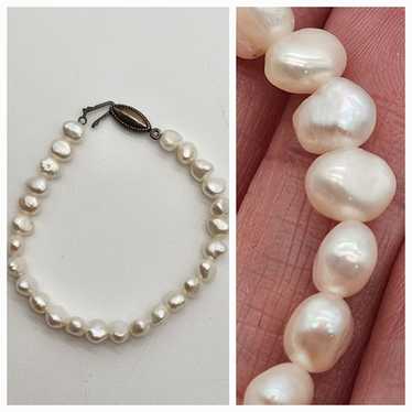 Vintage Stunning Freshwater Cream Pearl Iridescent