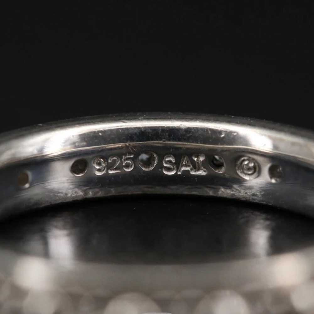 Sterling and Diamond Eternity Band (7) - image 4