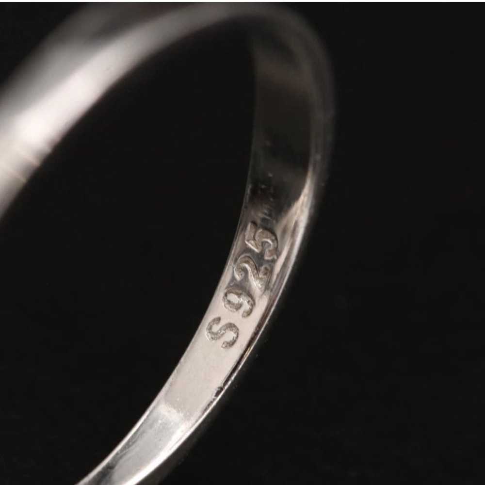 Sterling and Diamond Eternity Band (7) - image 6