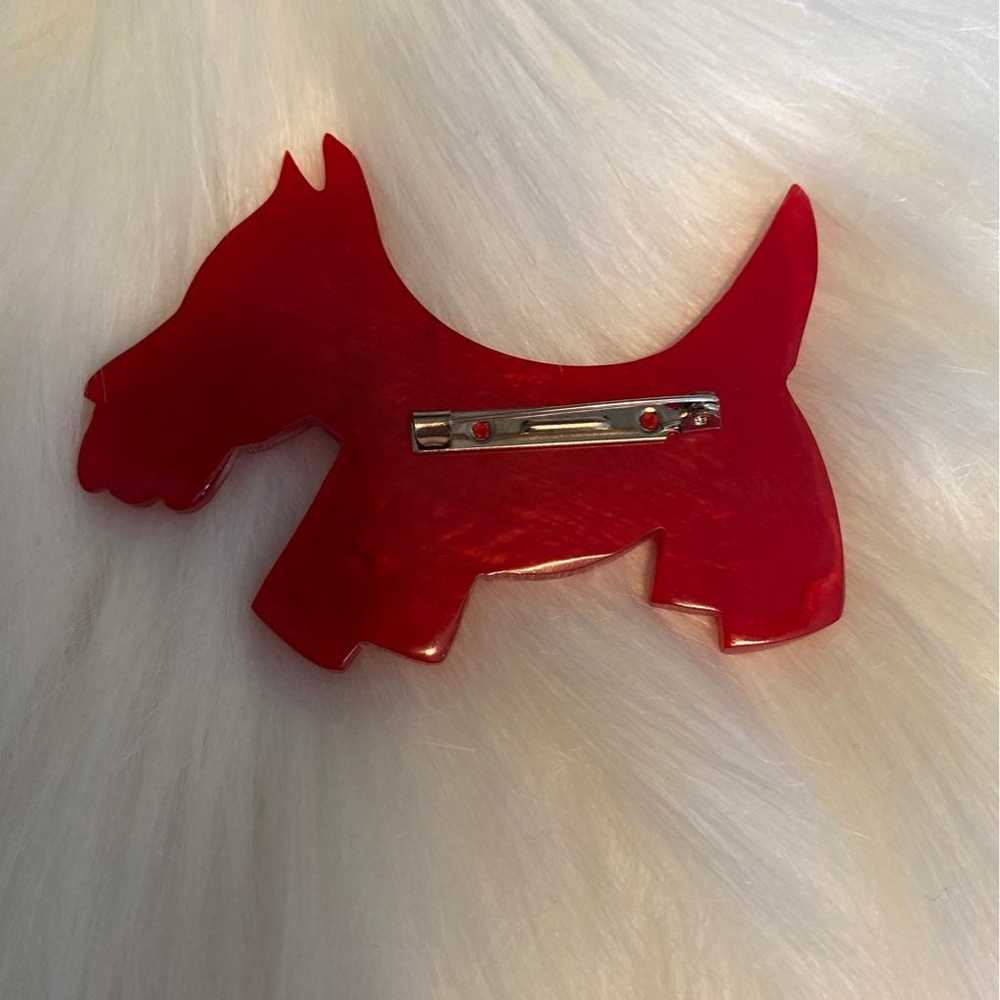 Scotty Dog Vintage Brooch - image 3