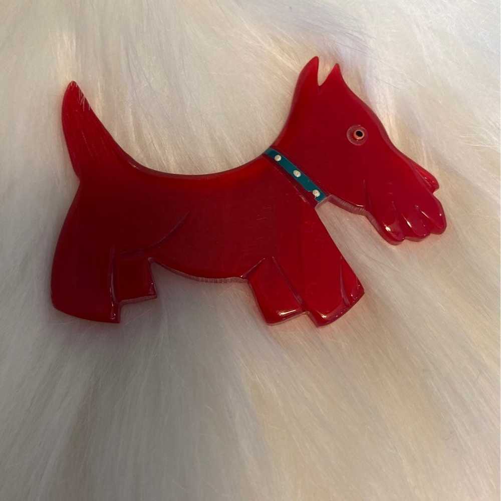 Scotty Dog Vintage Brooch - image 4