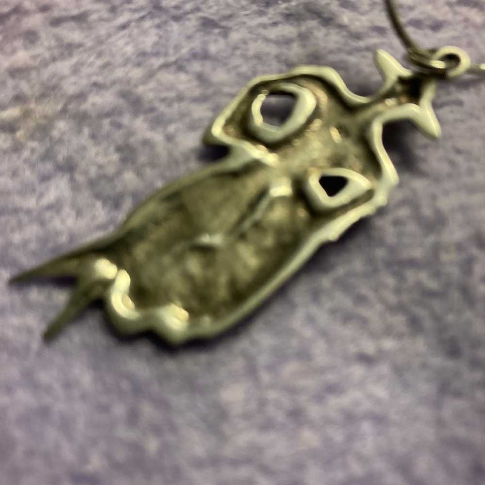 Sterling choker w/ a pendant - image 2