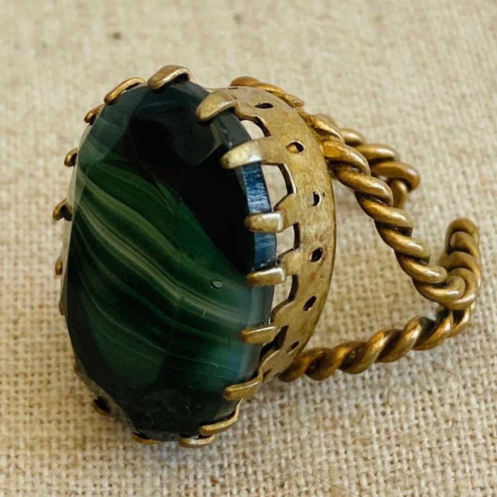 Vintage West Germany adjustable Ring - image 3