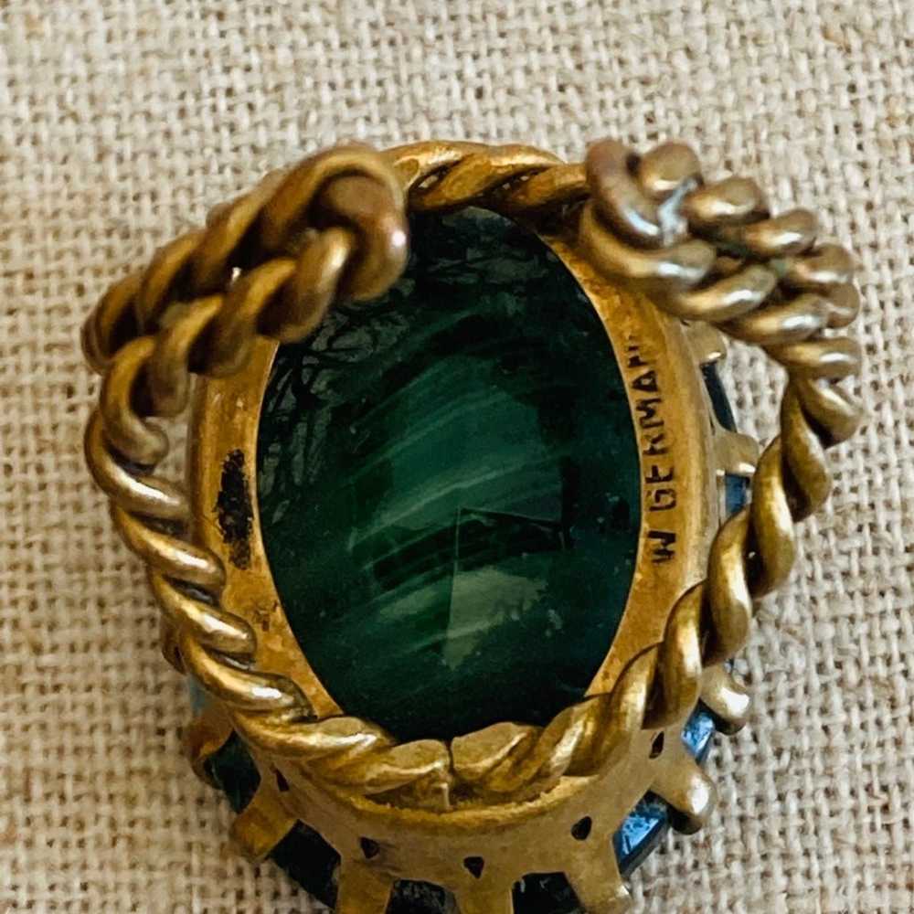 Vintage West Germany adjustable Ring - image 4