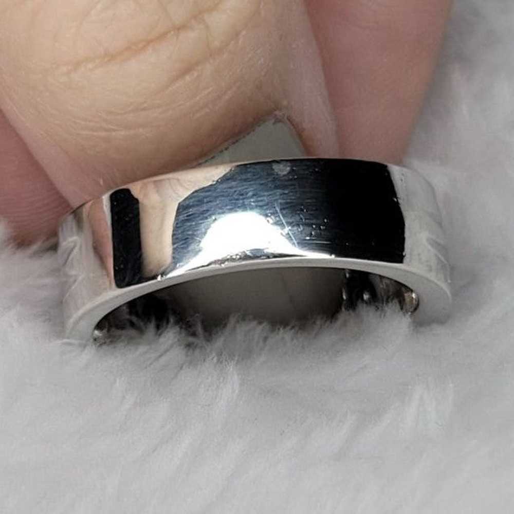 VINTAGE 925 STERLING SILVER RING 10 - image 7