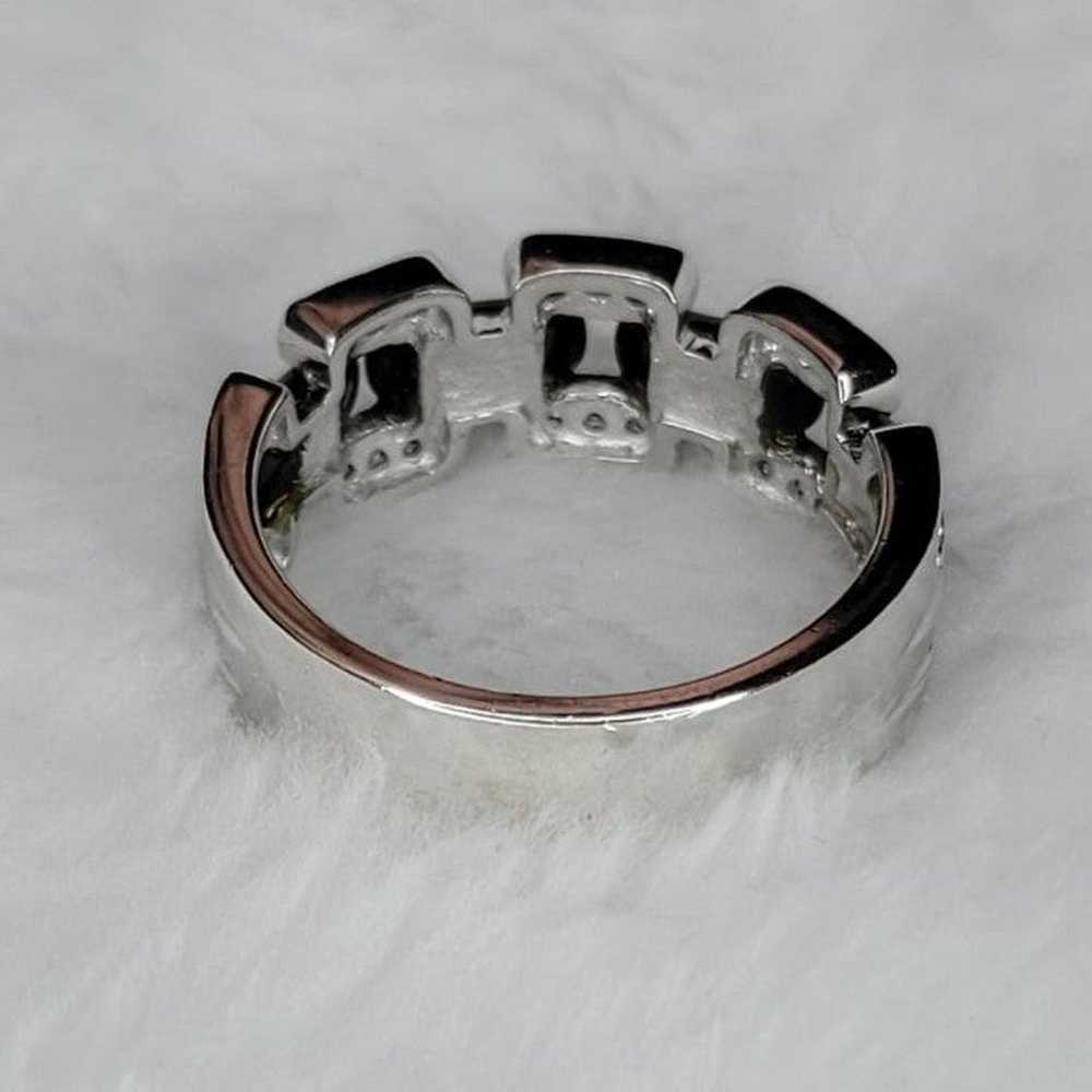 VINTAGE 925 STERLING SILVER RING 10 - image 8