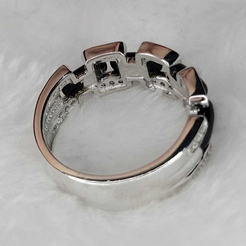 VINTAGE 925 STERLING SILVER RING 10 - image 9