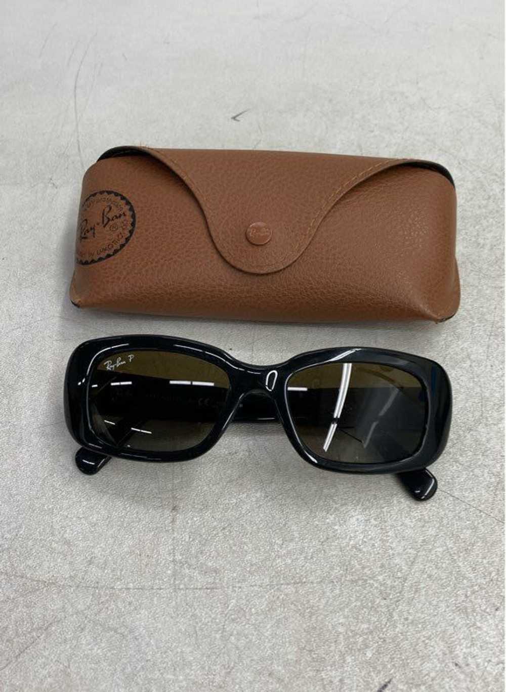 Ray-Ban RB P Polarized Rectangular Sunglasses w/ … - image 1