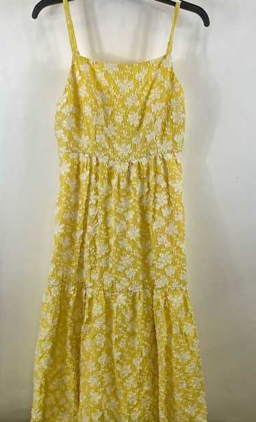 NWT Maeve By Anthropologies Womens Yellow White Fl