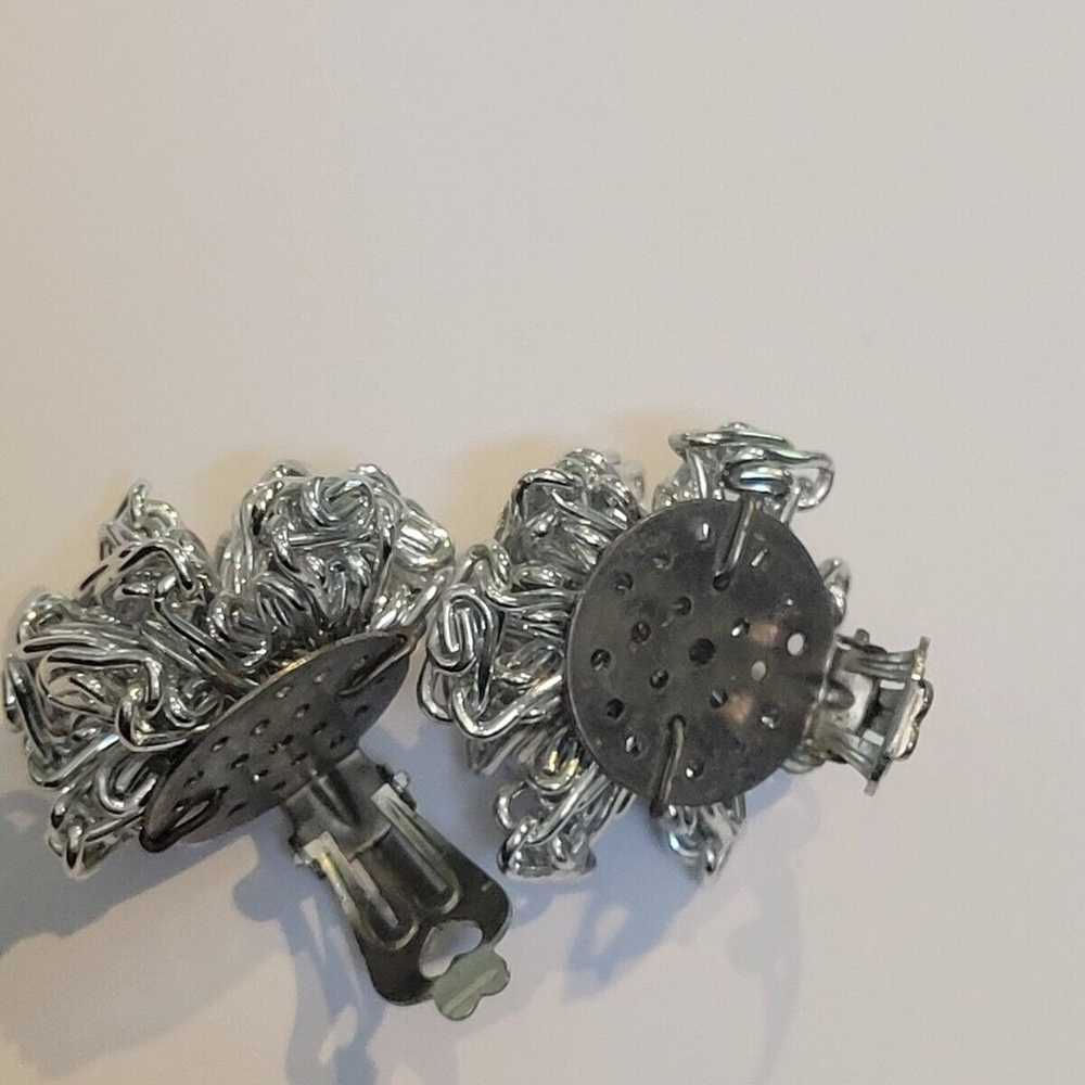 Vintage Aluminum Paper Clip Link Cluster Clip on … - image 7