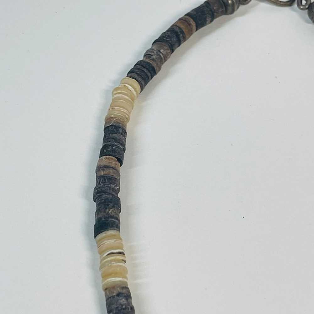 Vintage Native American Shell and Natural Stone N… - image 3