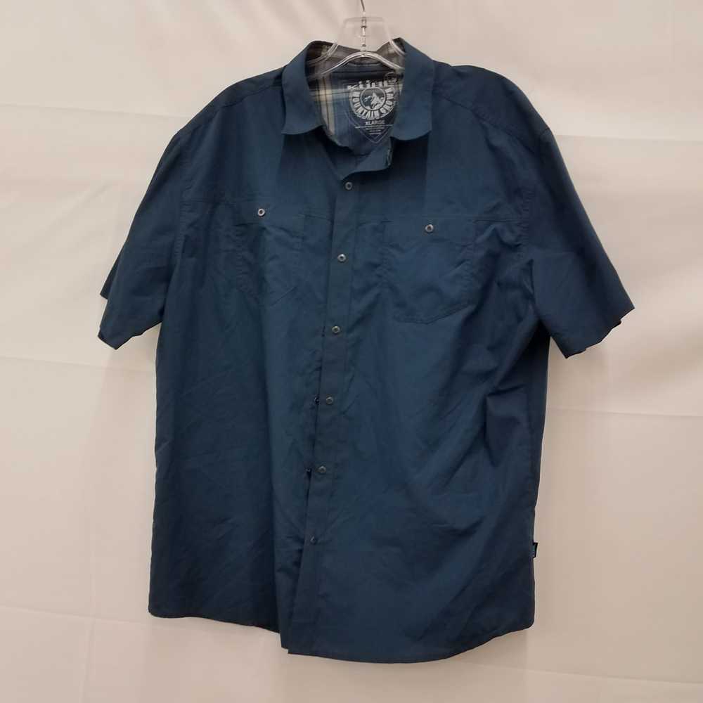 Kuhl Teal Button Down Shirt Size XL - image 1