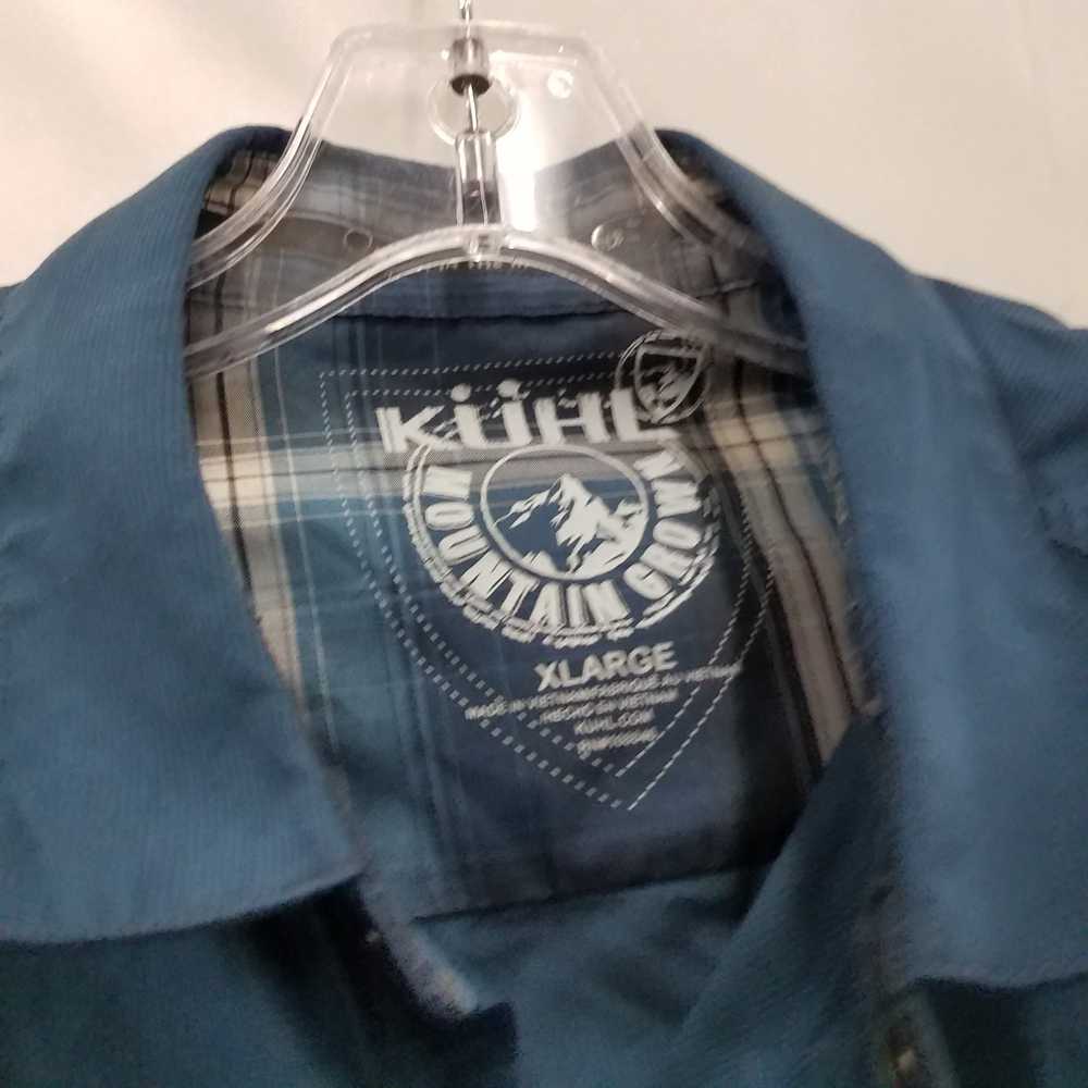 Kuhl Teal Button Down Shirt Size XL - image 2