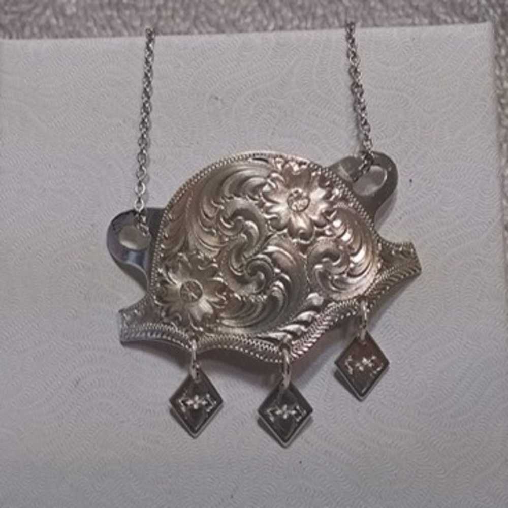 Montana Silversmiths Silver Flower Filigree Dangl… - image 1