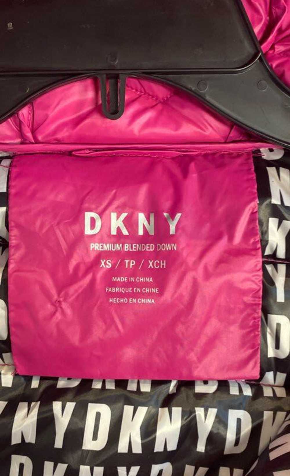 DKNY Womens Pink Pocket Long Sleeve Full Zip Hood… - image 5