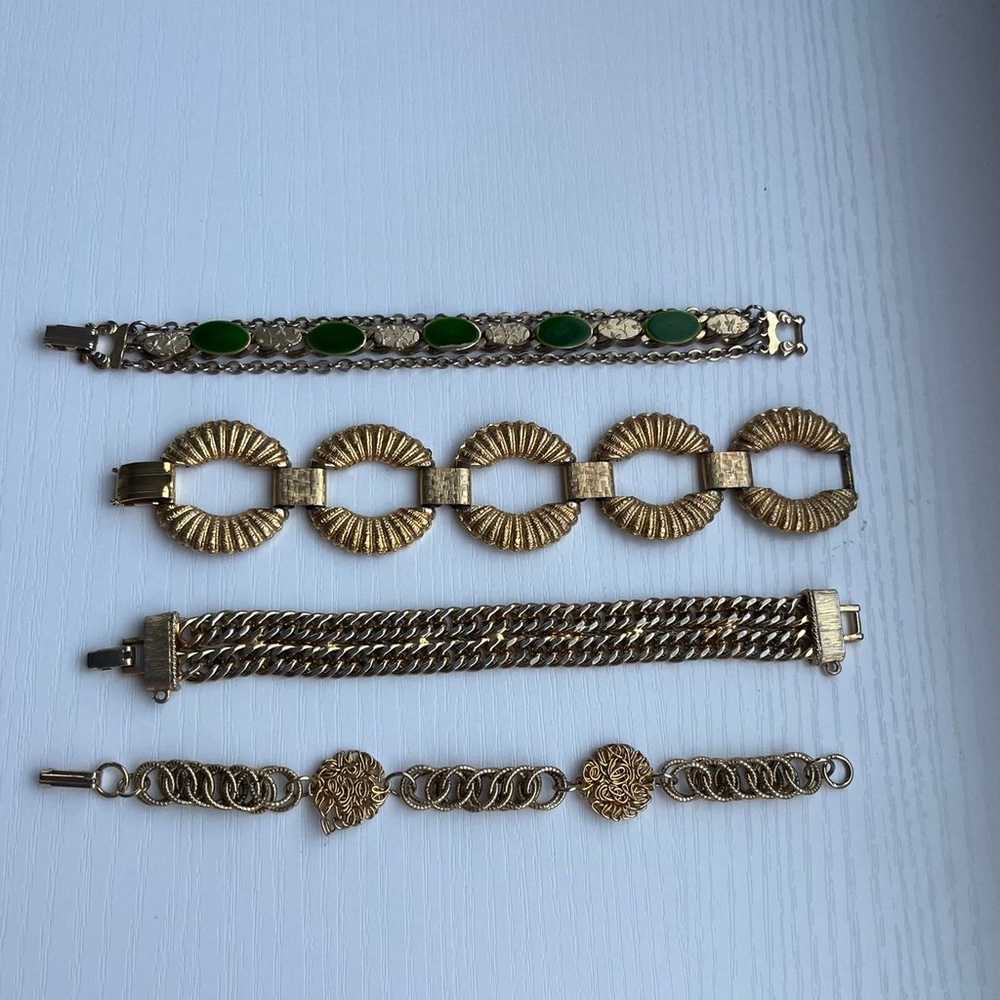 Vintage Chunky Bracelet Lot - image 1