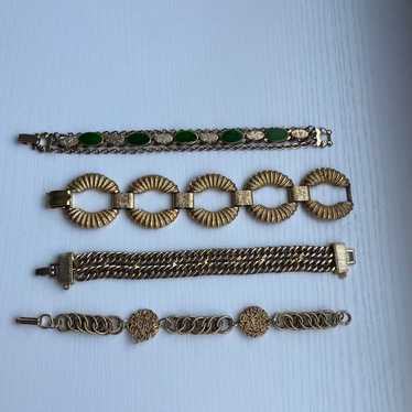 Vintage Chunky Bracelet Lot - image 1