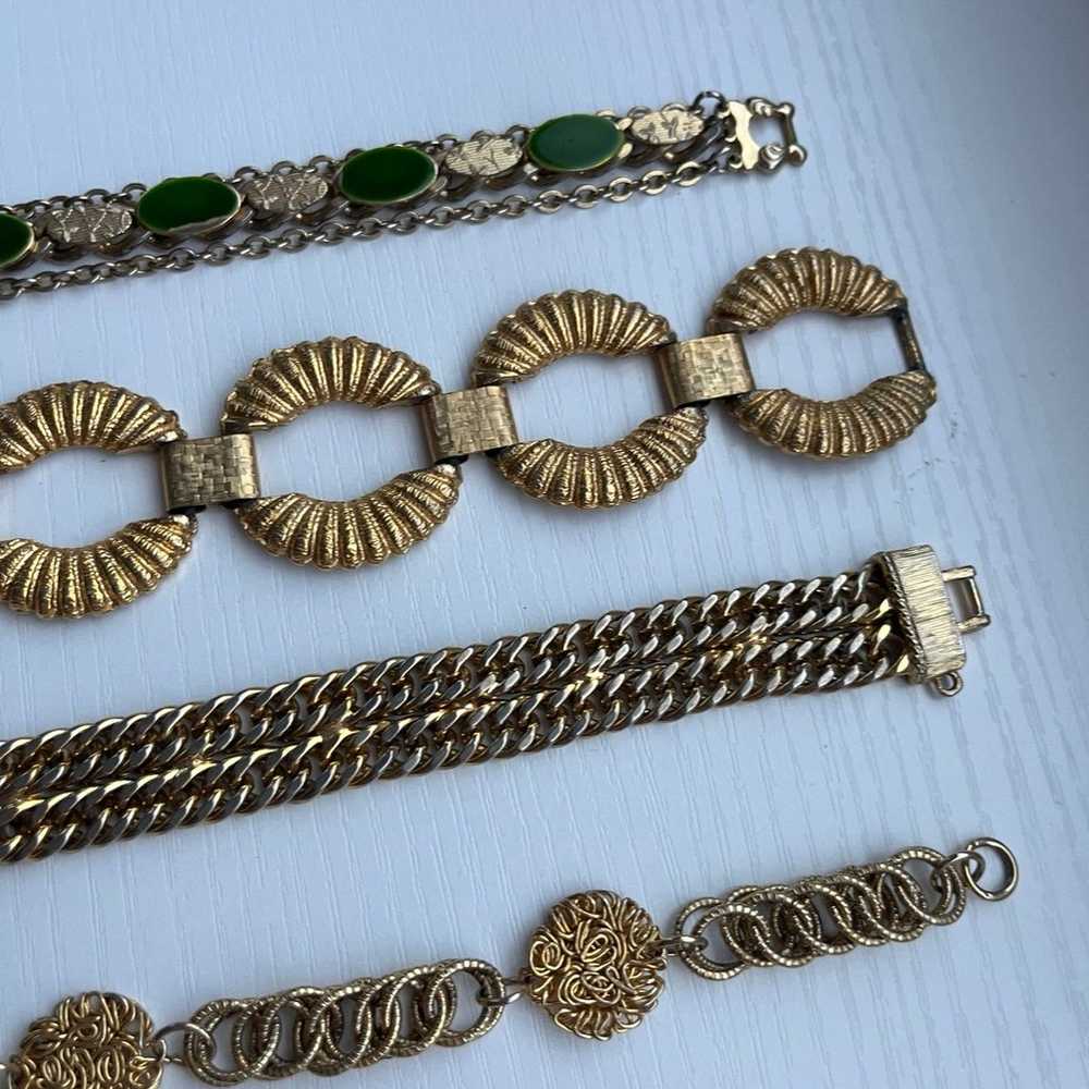 Vintage Chunky Bracelet Lot - image 3