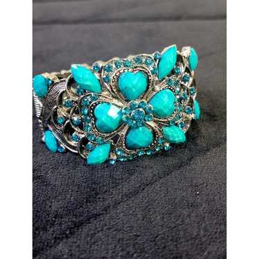 Vintage Turquoise Bangle Bracelet - image 1