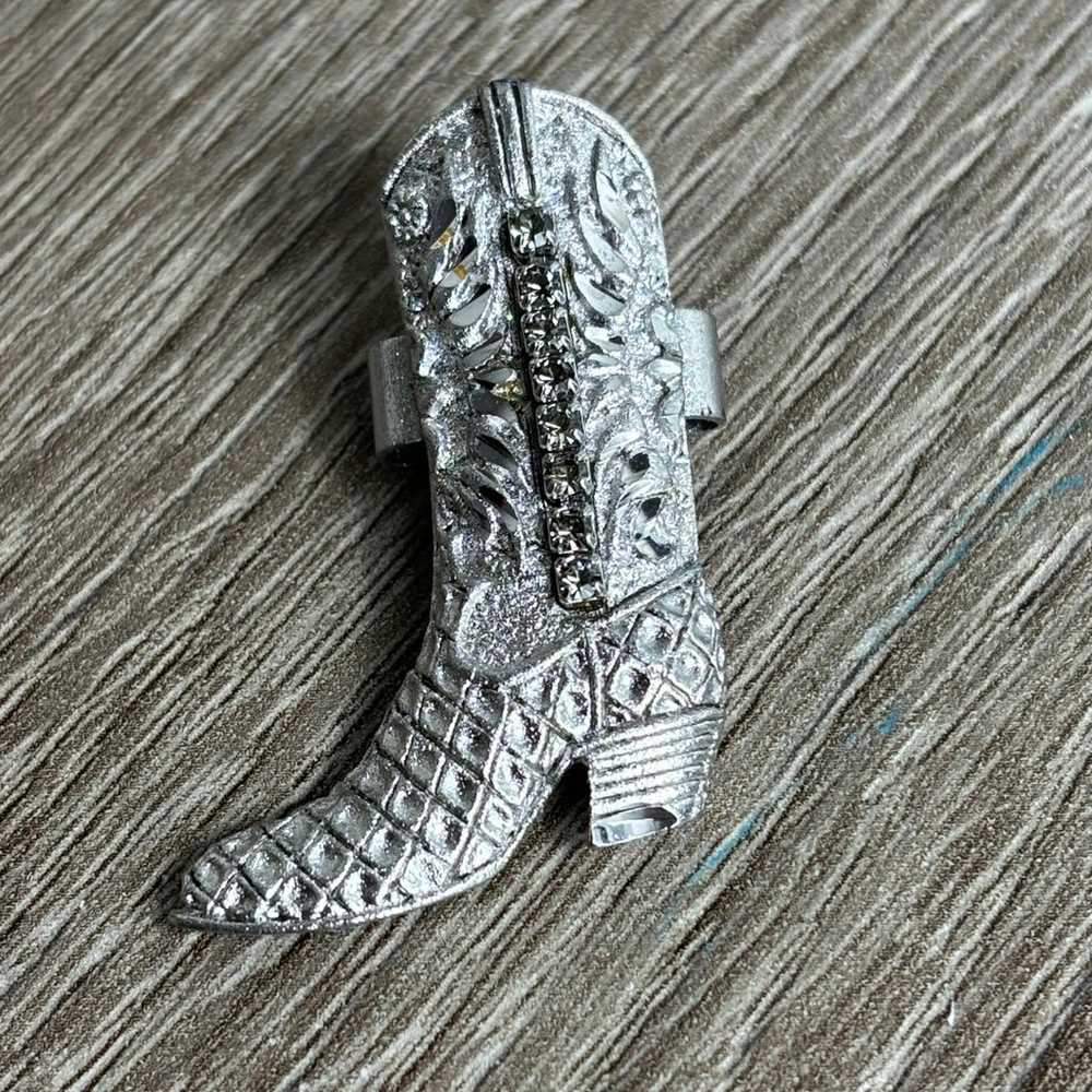 Vintage Country Western Cowboy Cowgirl Boot Bolo … - image 2