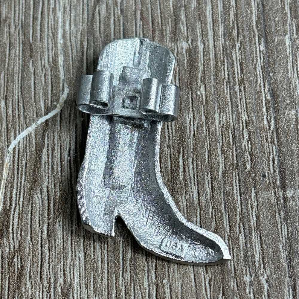 Vintage Country Western Cowboy Cowgirl Boot Bolo … - image 5