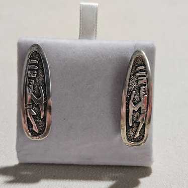 Vintage Native American GIBSON GENE Navajo Earring