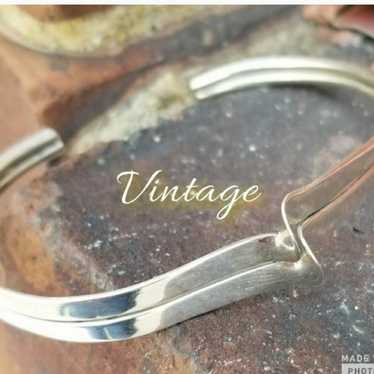 Vintage sterling silver modernist bracel