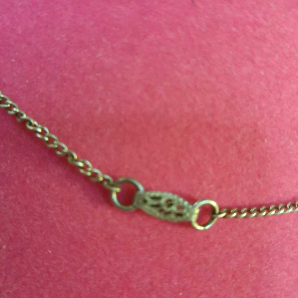 Vintage sterling choker Necklace - image 4