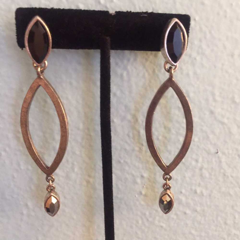 Vintage Avant Garde Dangle earrings - image 1